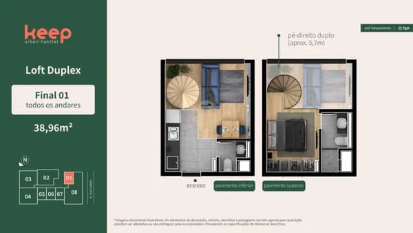Apartamento em Curitiba - Água Verde