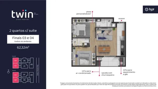 Apartamento em Curitiba - Portão