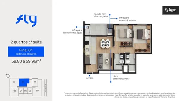 Apartamento em Curitiba - Cabral