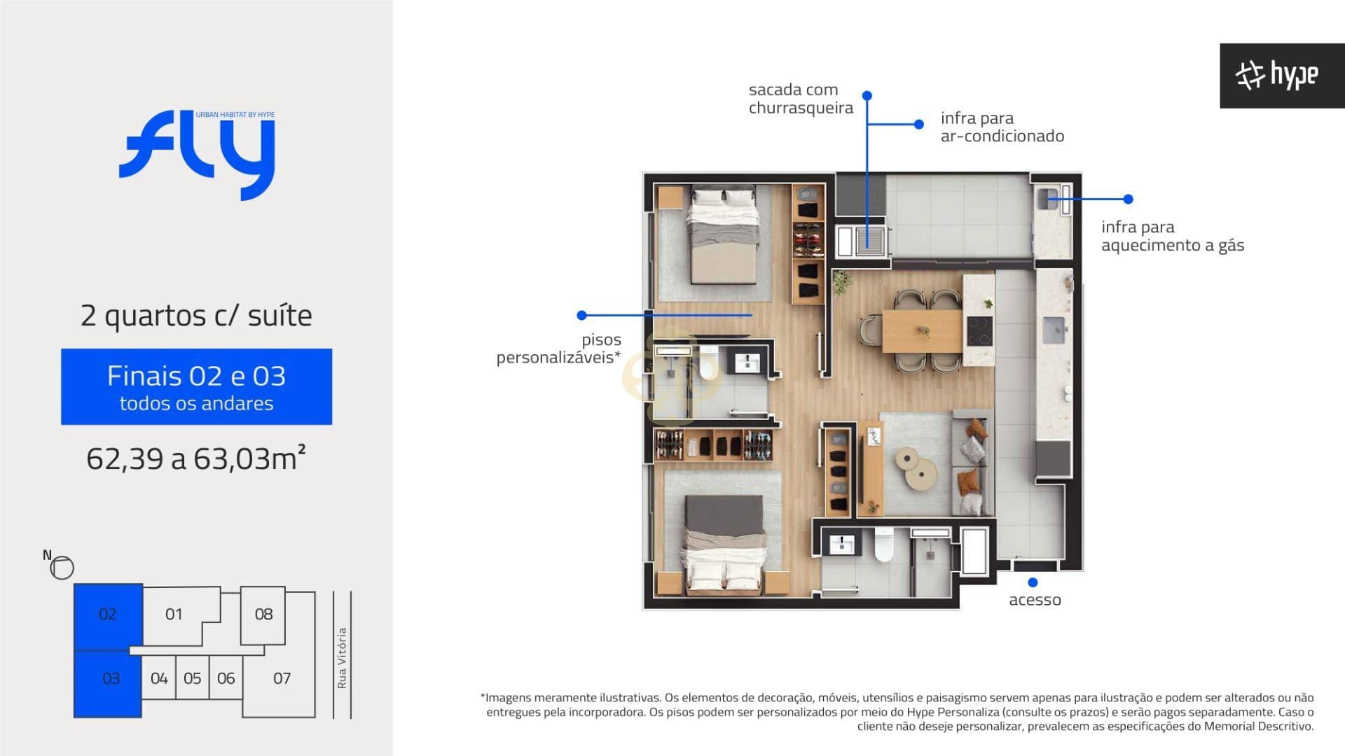 Apartamento em Curitiba - Cabral