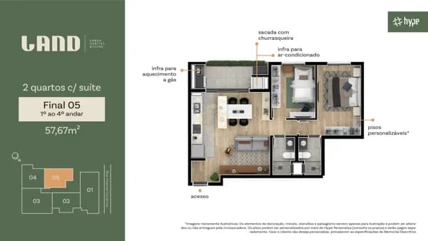 Apartamento em Curitiba - Boa Vista