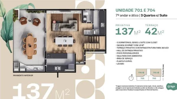 Apartamento em Curitiba - Portão