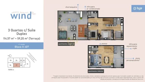 Apartamento em Curitiba - Santa Felicidade