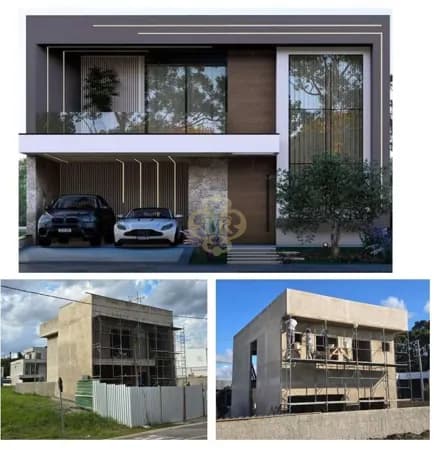 Sobrado com 3 dormitórios à venda, 202 m² por R$ 1.698.000 - Aviação - São José dos Pinhais/PR