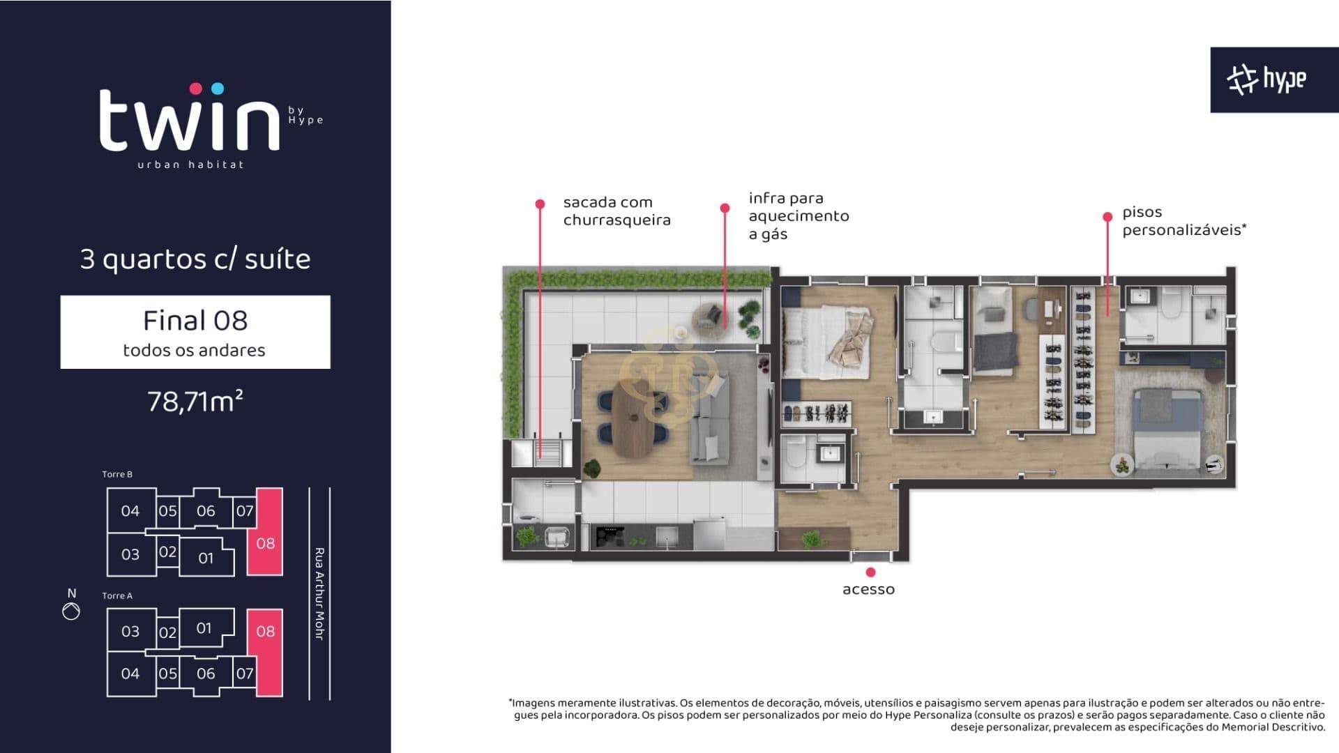 Apartamento em Curitiba - Portão