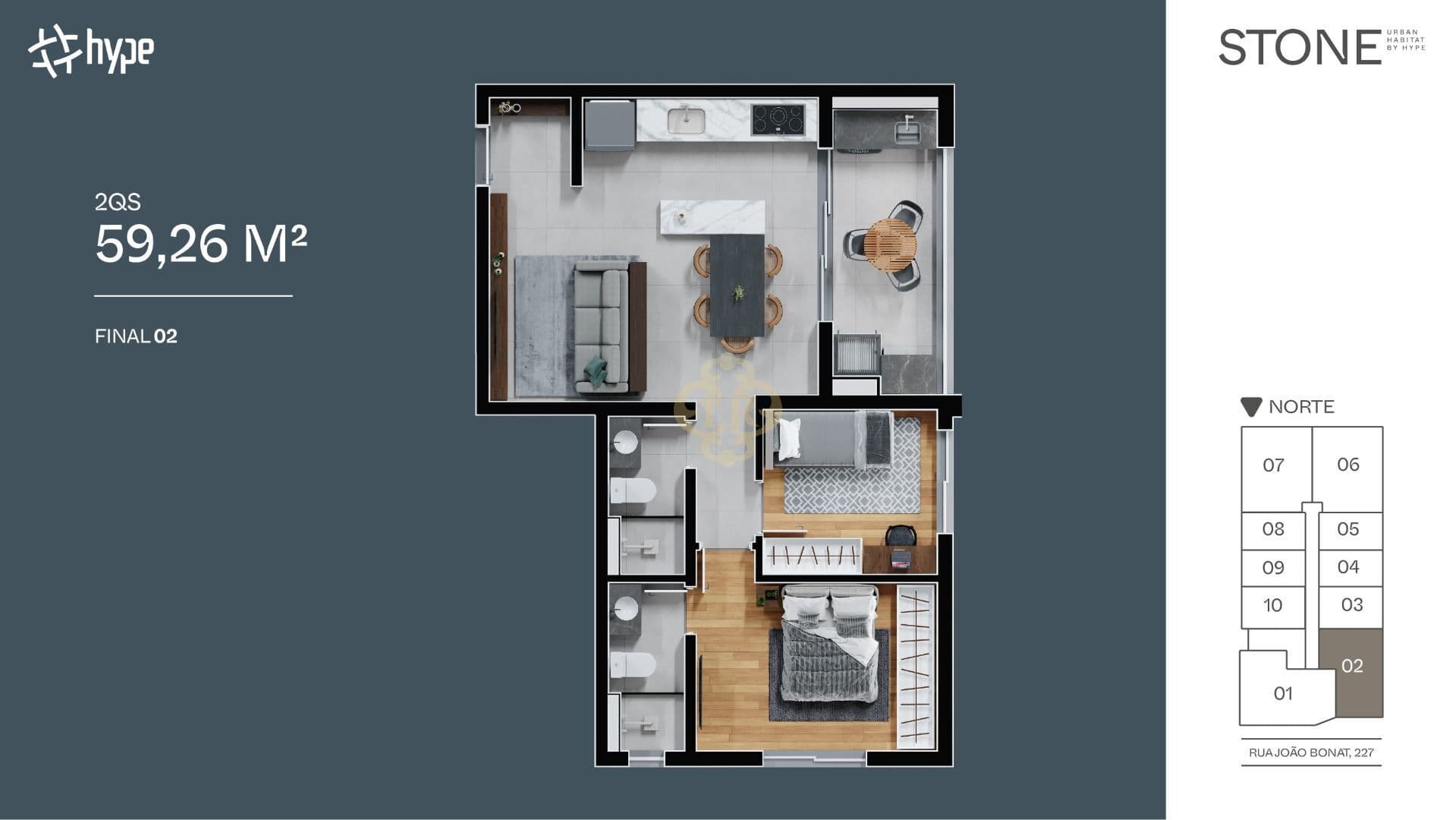 Apartamento em Curitiba - Novo Mundo