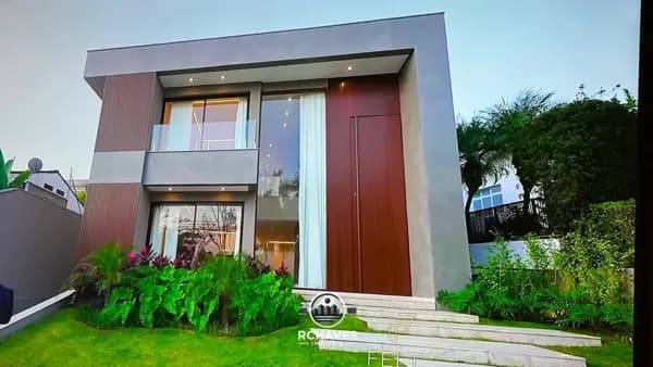 Casa alto padrão em Construção - 4 Quartos 4 Suites e 4 Vagas, lote de 405m² - Condominio Gran Park Toscana
