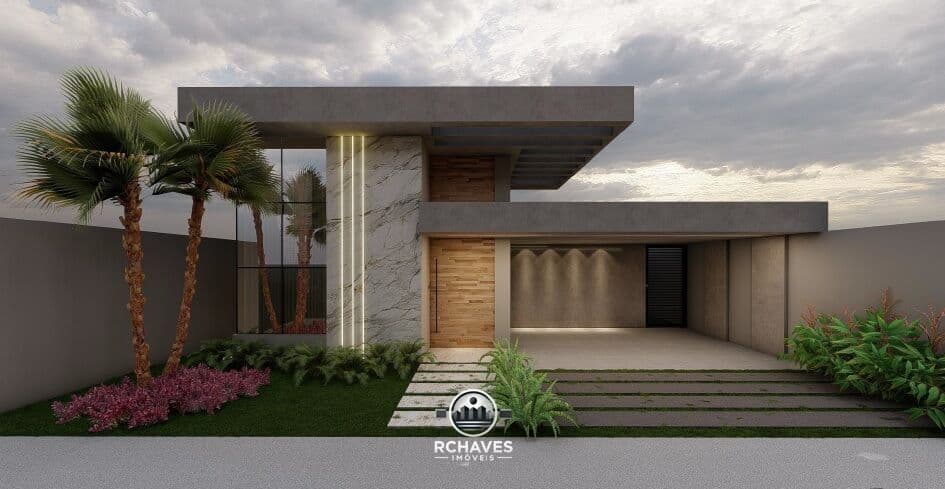 Casa alto padrão com 4 Quartos 2 Suites sendo uma Master, 405m² - Condominio Gran Park