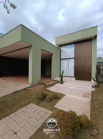 Casa Linear Exuberante com 4 Suítes, 6 banheiros e Lazer Completo – Alphaville Lagoa dos Ingleses.