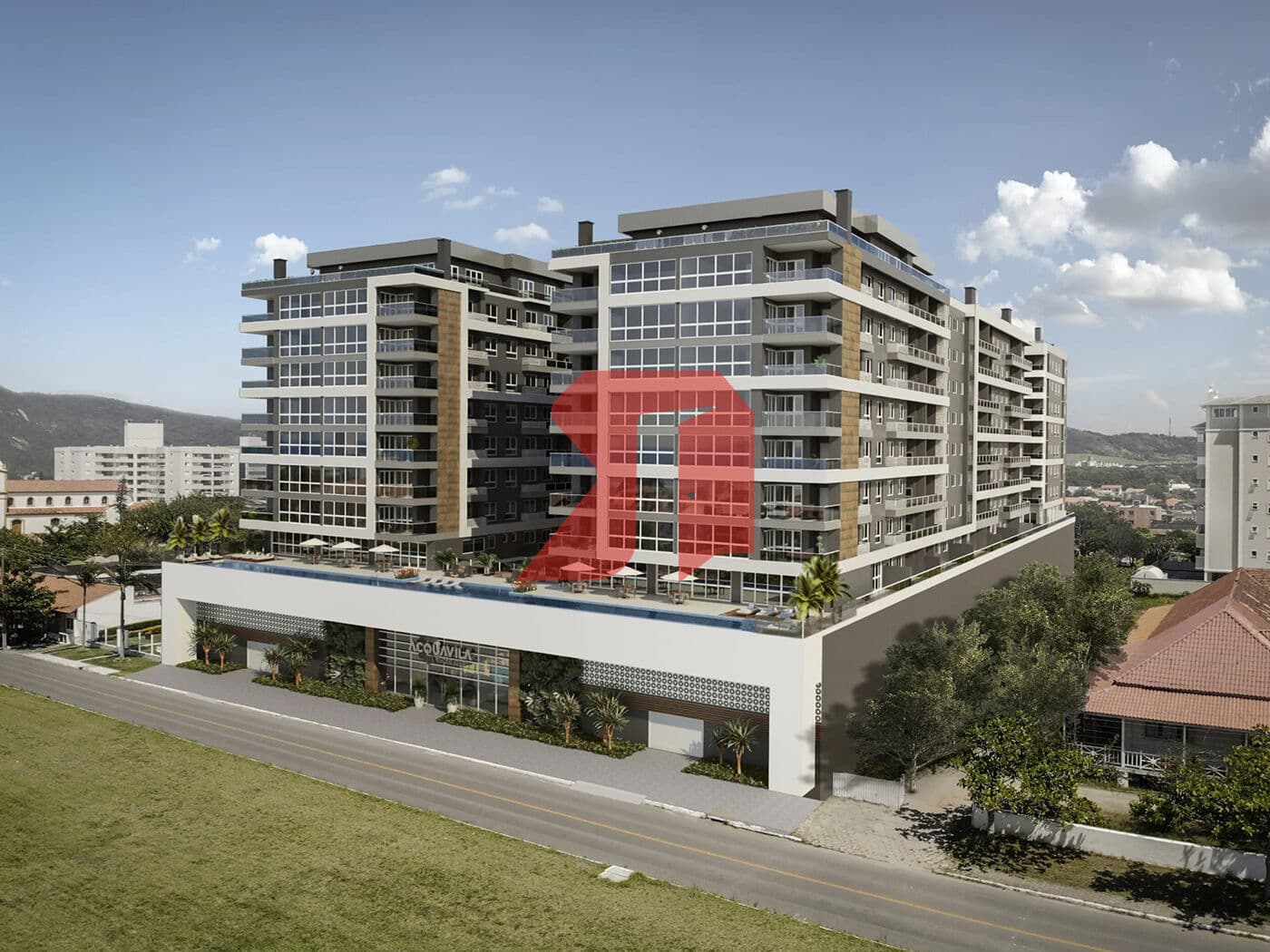 Apartamento 2 Quartos sendo 1 Suíte na Praia da Vila