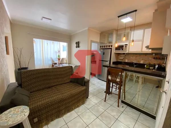 Apartamento 50m da Praia com 2 Quartos na Praia da Vila