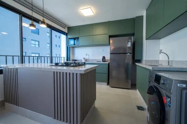 Apartamento para Aluguel/Locação 2 suítes no Moove Home Brasal no Setor Bueno em Goiânia-GO.