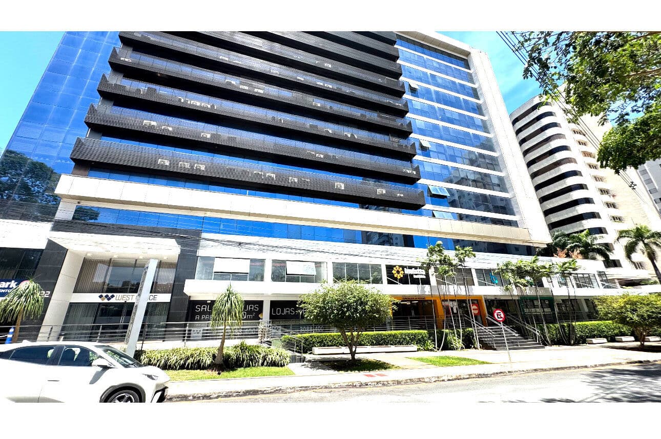 Sala Comercial para Aluguel / Locação de Laje Corporativa no Setor Oeste em Goiânia-GO.