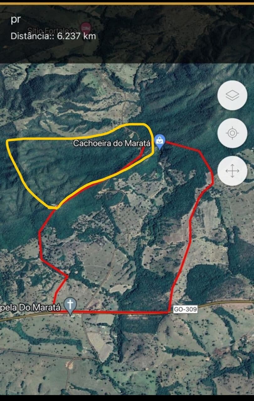 Sítio / Fazenda à Venda 82,3 hectares à 20 Km de Pires do Rio-Go.Ao lado da Cachoeira do Maratá.