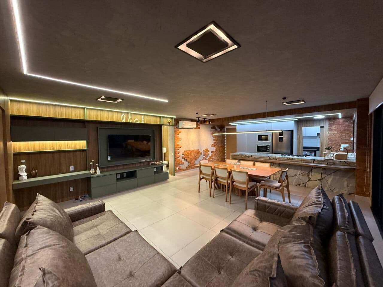 Apartamento Alto Padrão mobiliado e decorado à Venda, 3 suítes no Talk Marista no Setor Marista em Goiânia-Go.