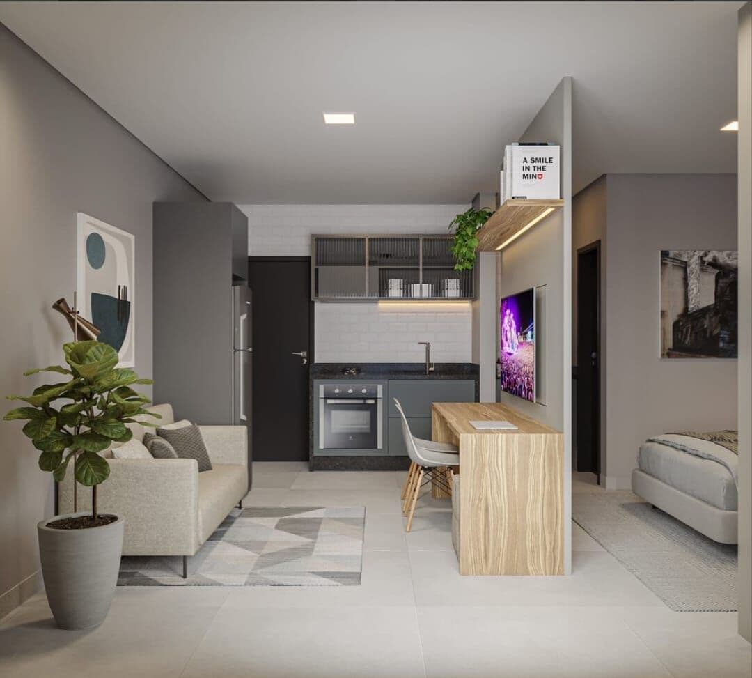 Apartamento à Venda 1 suíte no Edifício Soho Tower no Setor Universitário em Rio Verde-GO.