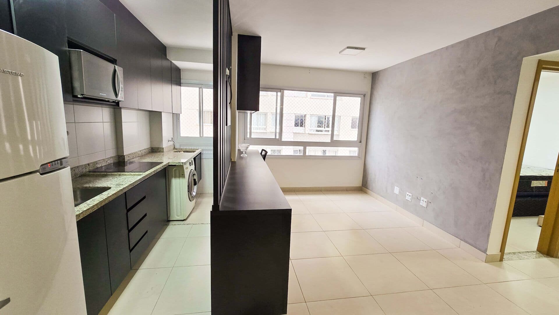 Apartamento semi-mobiliado 2 quartos (1 suíte) no Arvoredo Cerrado Parque – Setor Rodoviário, em frente ao Shopping Cerrado