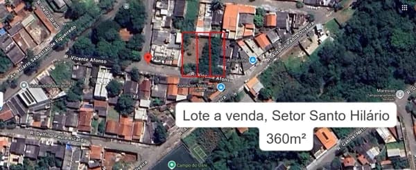 Lote á Venda na Região Leste, Setor Santo Hilário, Goiânia