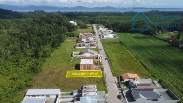 Terreno 360m² em Iperoba, São Francisco do Sul/SC