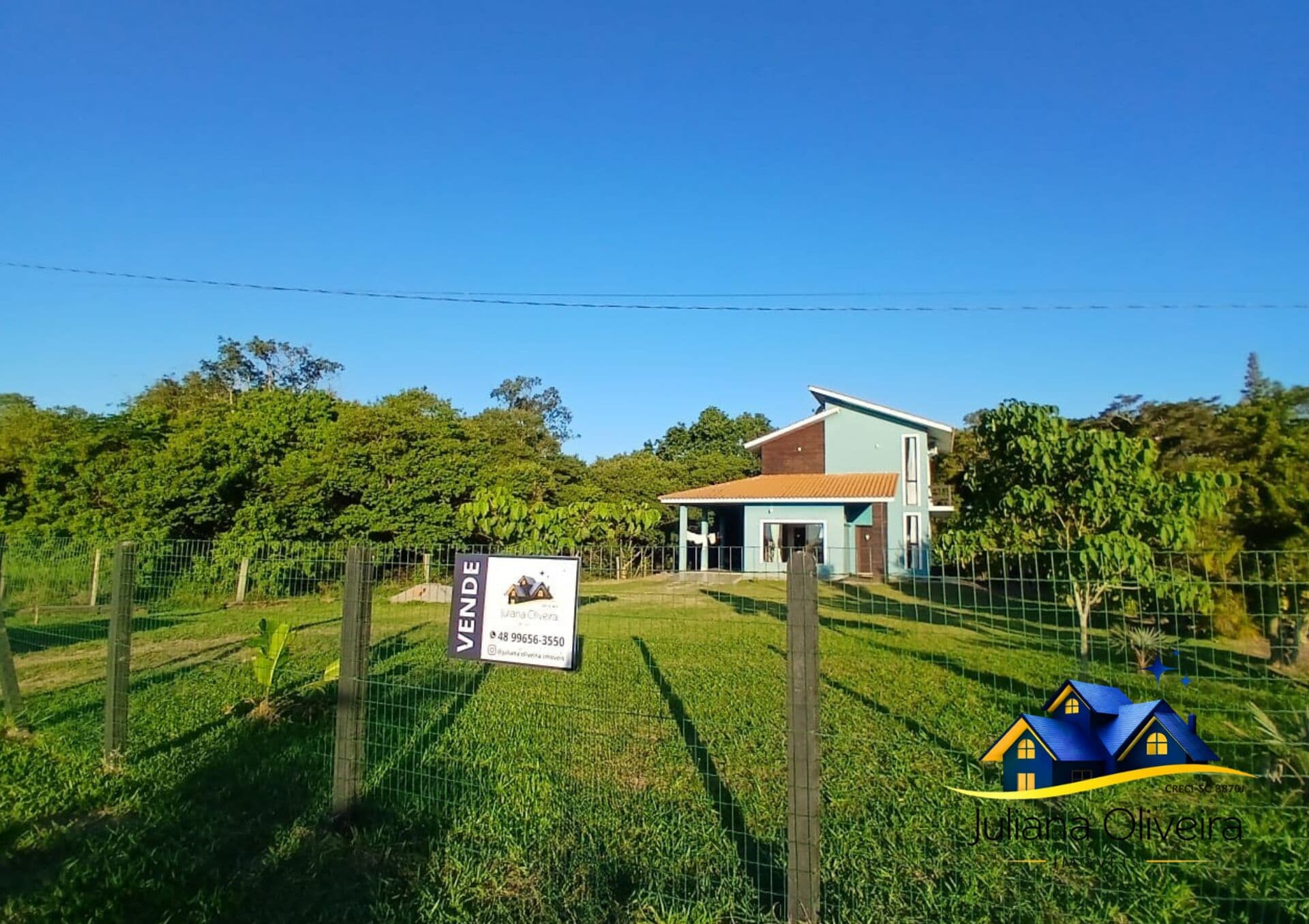 Sítio escriturado, entra praia e o centro da cidade