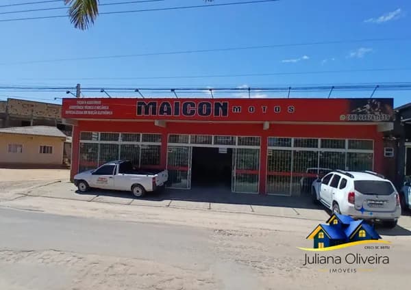 Sala comercial pronta + área em construção