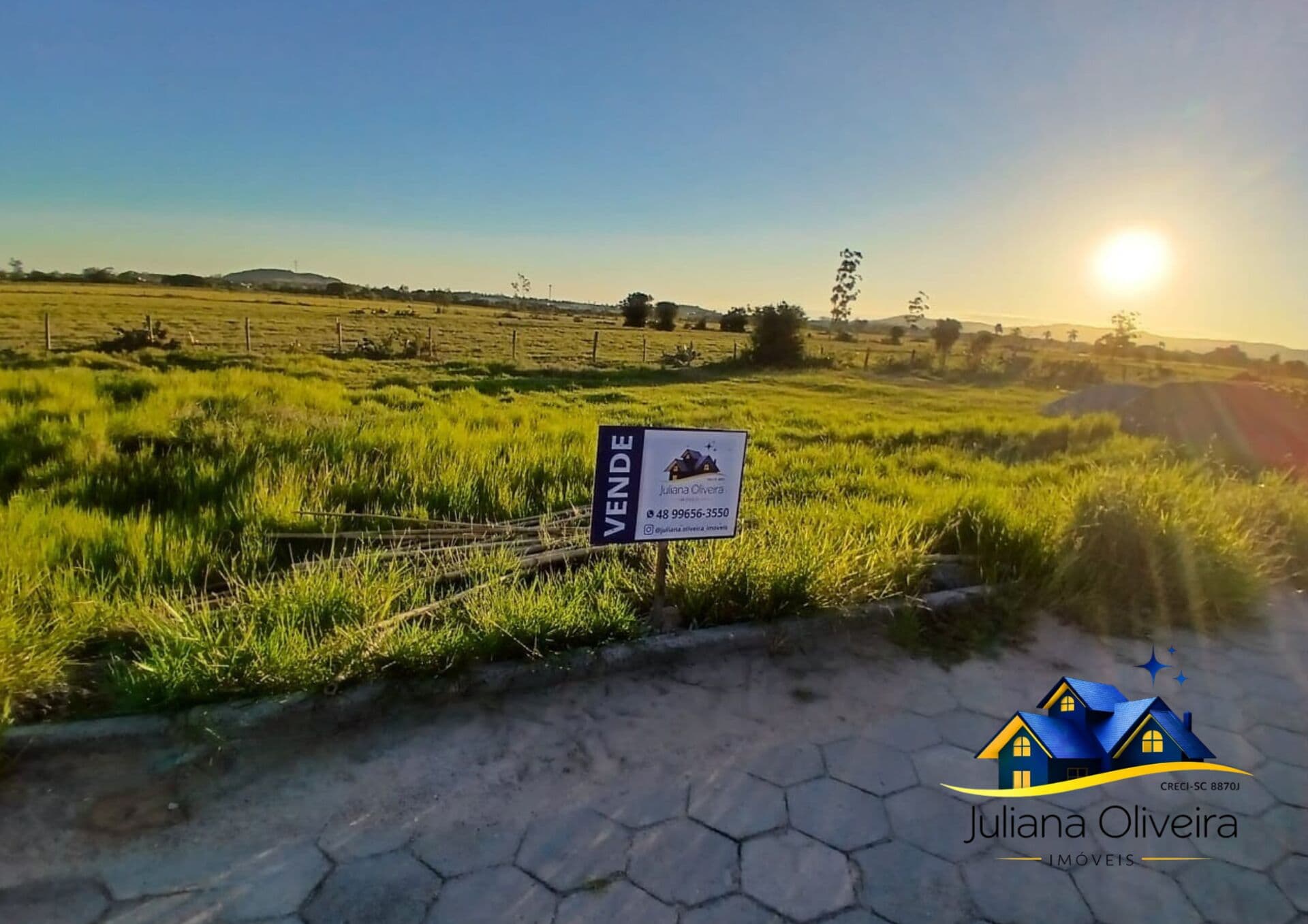 Lote pronto para construír e financiar