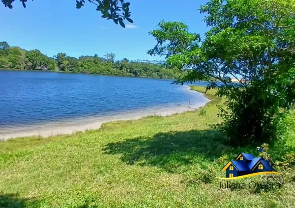 Terreno rural escriturado com fundos para a lagoa