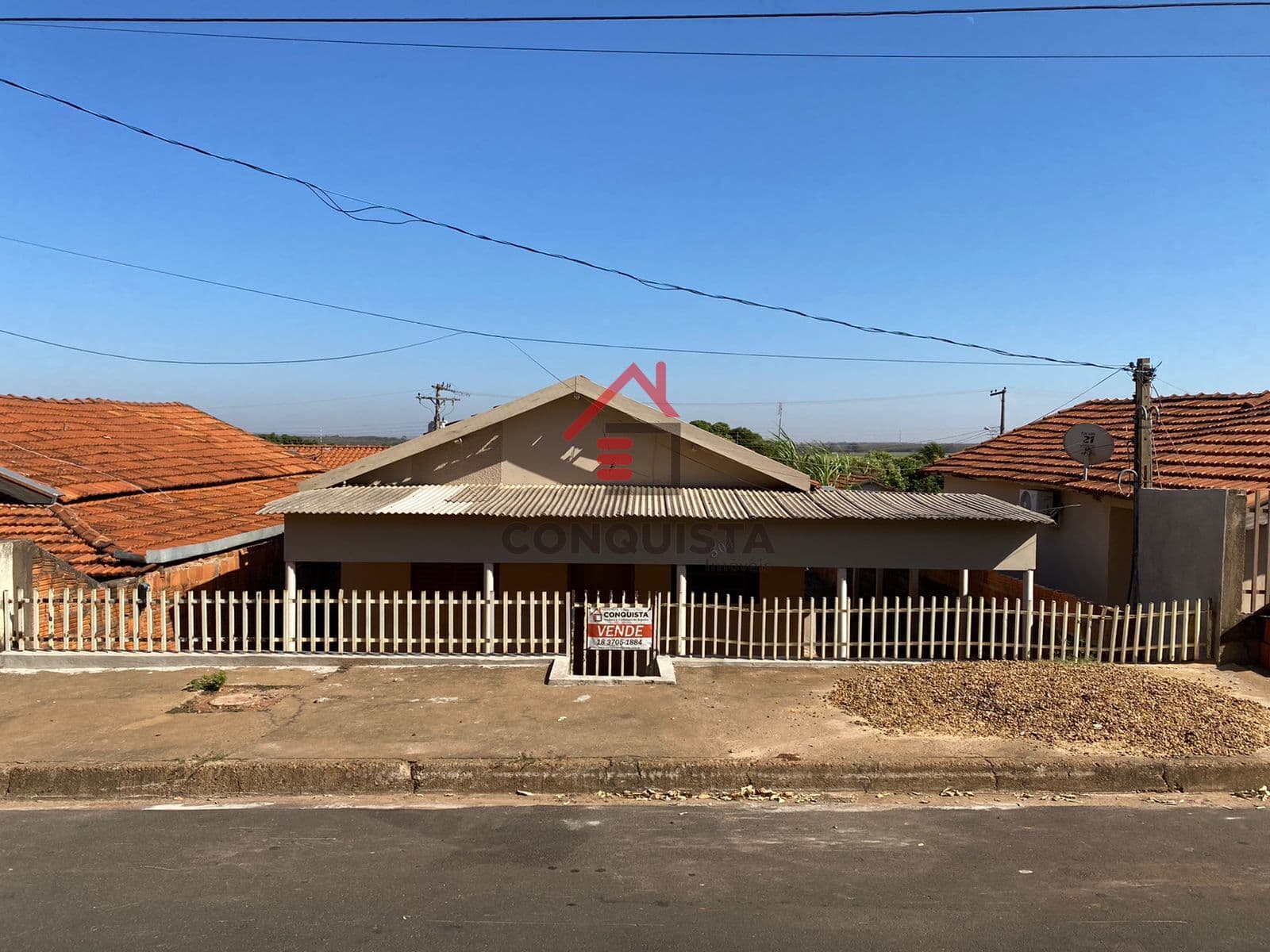 Casa Alvenaria em Conjunto Habitacional Jardim Nossa Senhora Aparecida, Guaraçaí/SP