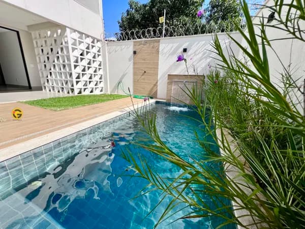 SOBRADO NOVO NO PARQUE AMAZÔNIA – 3 SUÍTES COM AR, SACADA E ARMÁRIOS | LAZER COMPLETO COM PISCINA E CASCATA | ALTO PADRÃO | LOCALIZAÇÃO PRÓX: BURITI SHOPPING