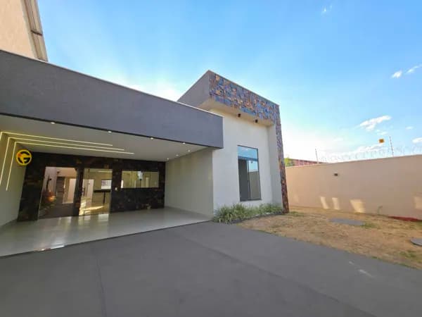 Casa à venda no Buriti Sereno em Aparecida de Goiânia - 3 quartos, alto padrão, piscina aquecida e área gourmet
