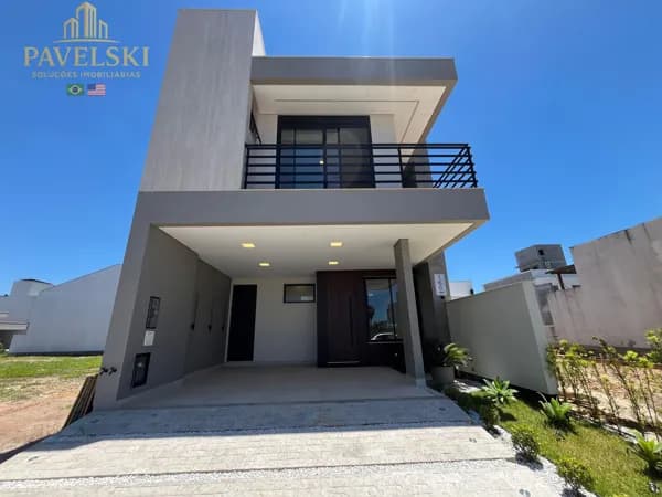 Casa 3 dormitórios lindíssima - Condomínio Fechado - Deltaville / Biguaçu