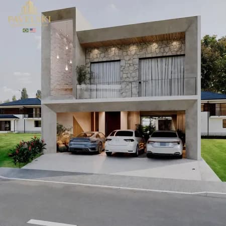 Casa 4 dormitórios sendo 3 suítes fundo lago em Condomínio fechado - Deltaville