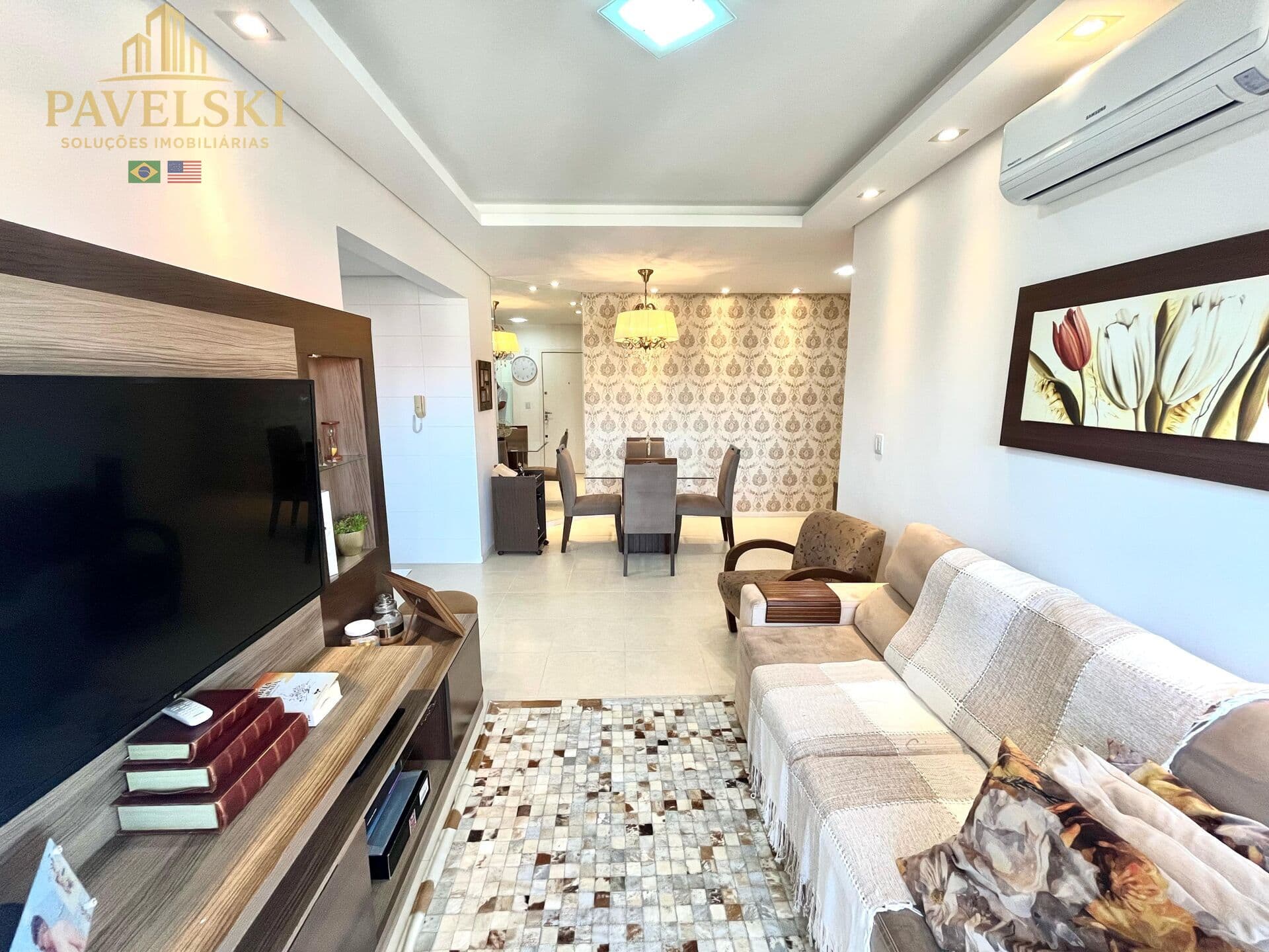 Apartamento de 2 dormitórios sendo 1 suíte - Mobiliado / Barreiros
