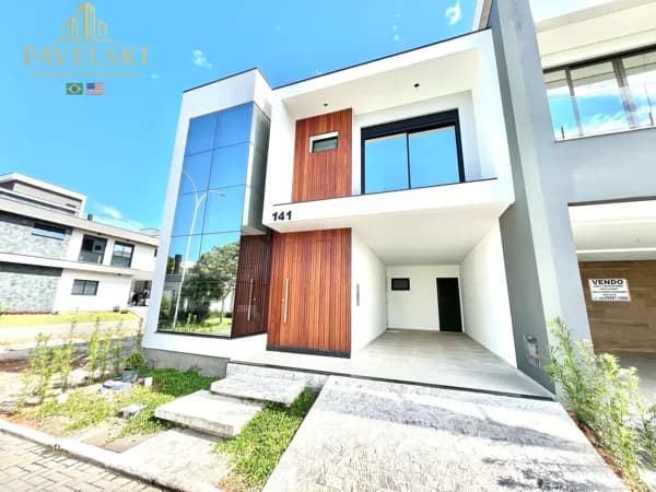 Casa com 3 dormitórios, sendo 1 suite master e 2 demi suites - Condmínio fechado no Deltaville