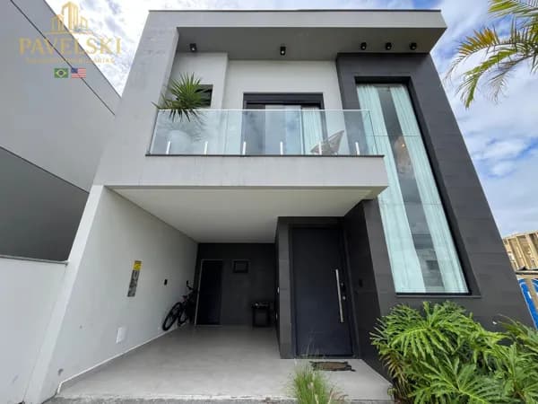 Casa de 3 dormitórios em condomínio fechado - semi mobiliada / Deltaville - Biguaçu