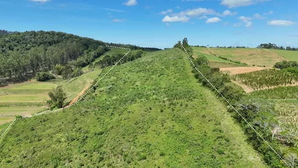Terreno rural em Rio do Oeste - SC - 142.455,00 m² localidade Angico