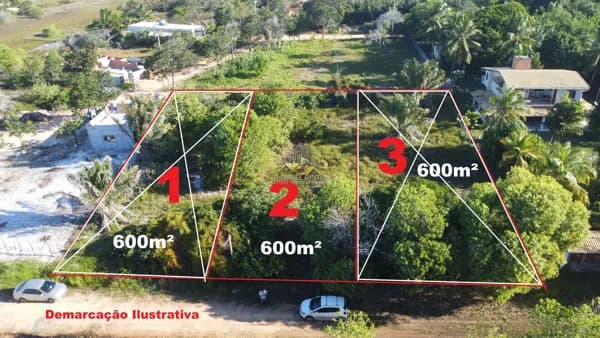 CONDOMÍNIO ÁGUAS DE SAUÍPE - Lote 600m² - Ou TENHA até 1.800m² - TOTALMENTE PLANO