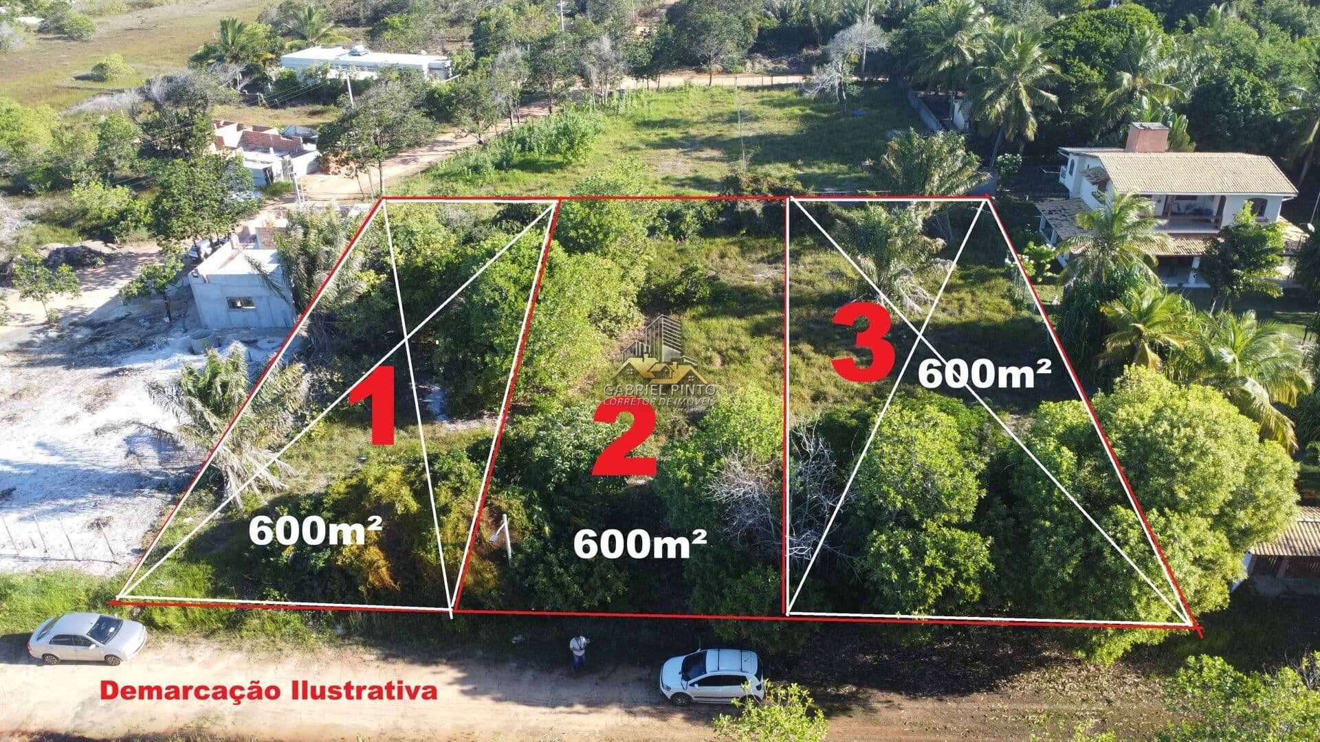 CONDOMÍNIO ÁGUAS DE SAUÍPE - Lote 600m² - Ou TENHA até 1.800m² - TOTALMENTE PLANO