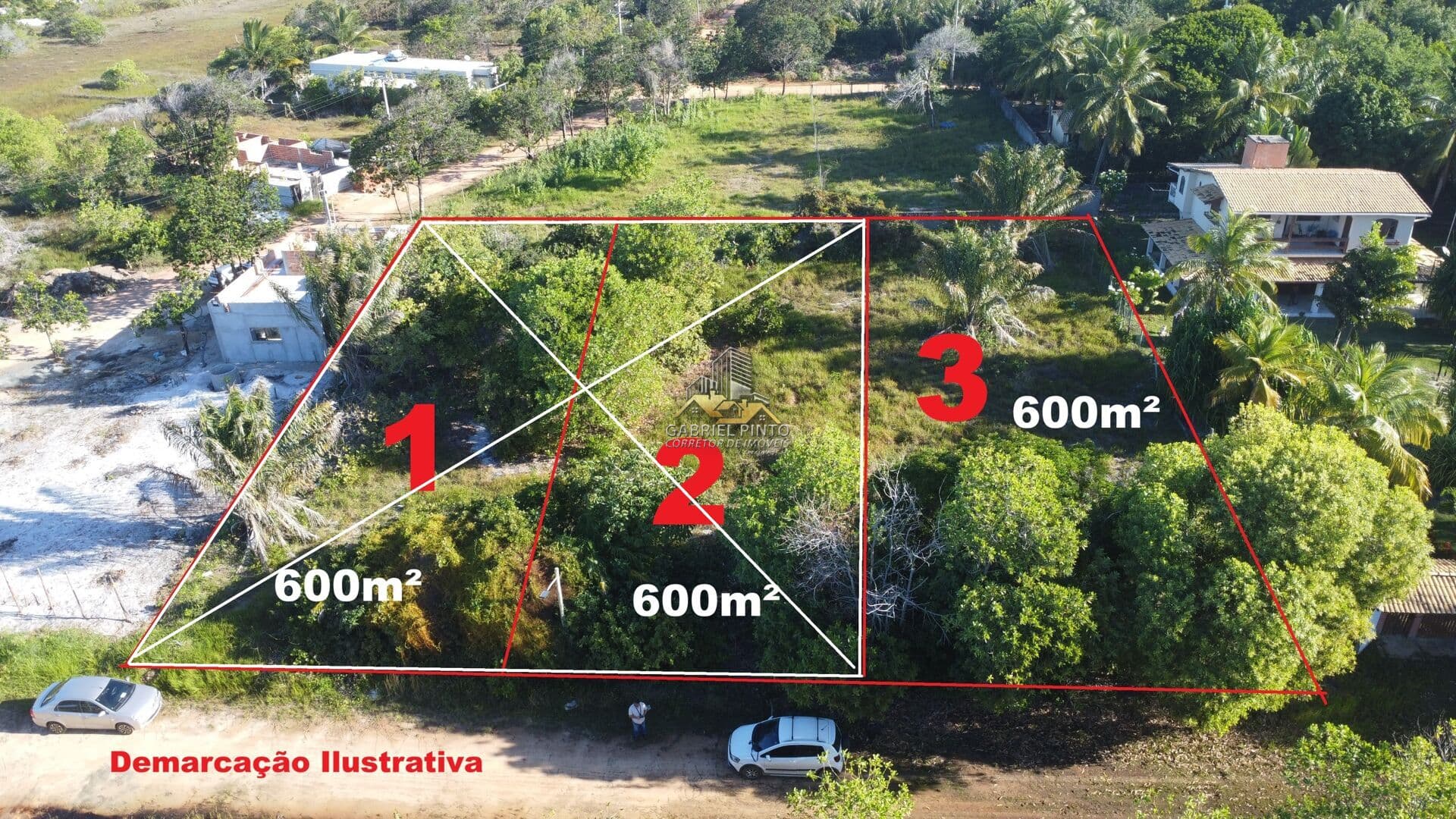 CONDOMÍNIO ÁGUAS DE SAUÍPE - Lote 600m² - Ou TENHA até 1.800m² - TOTALMENTE PLANO