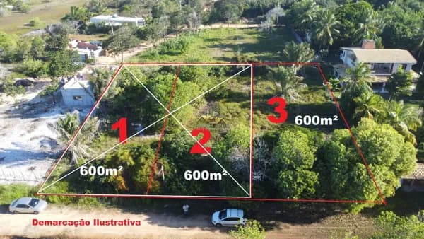 CONDOMÍNIO ÁGUAS DE SAUÍPE - Lote 600m² - Ou TENHA até 1.800m² - TOTALMENTE PLANO