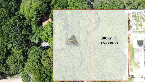 CONDOMÍNIO ÁGUAS DE SAUÍPE - Lote 600m² - Ou TENHA 1.200m² - TOTALMENTE PLANO - 100 metros da LAGOA