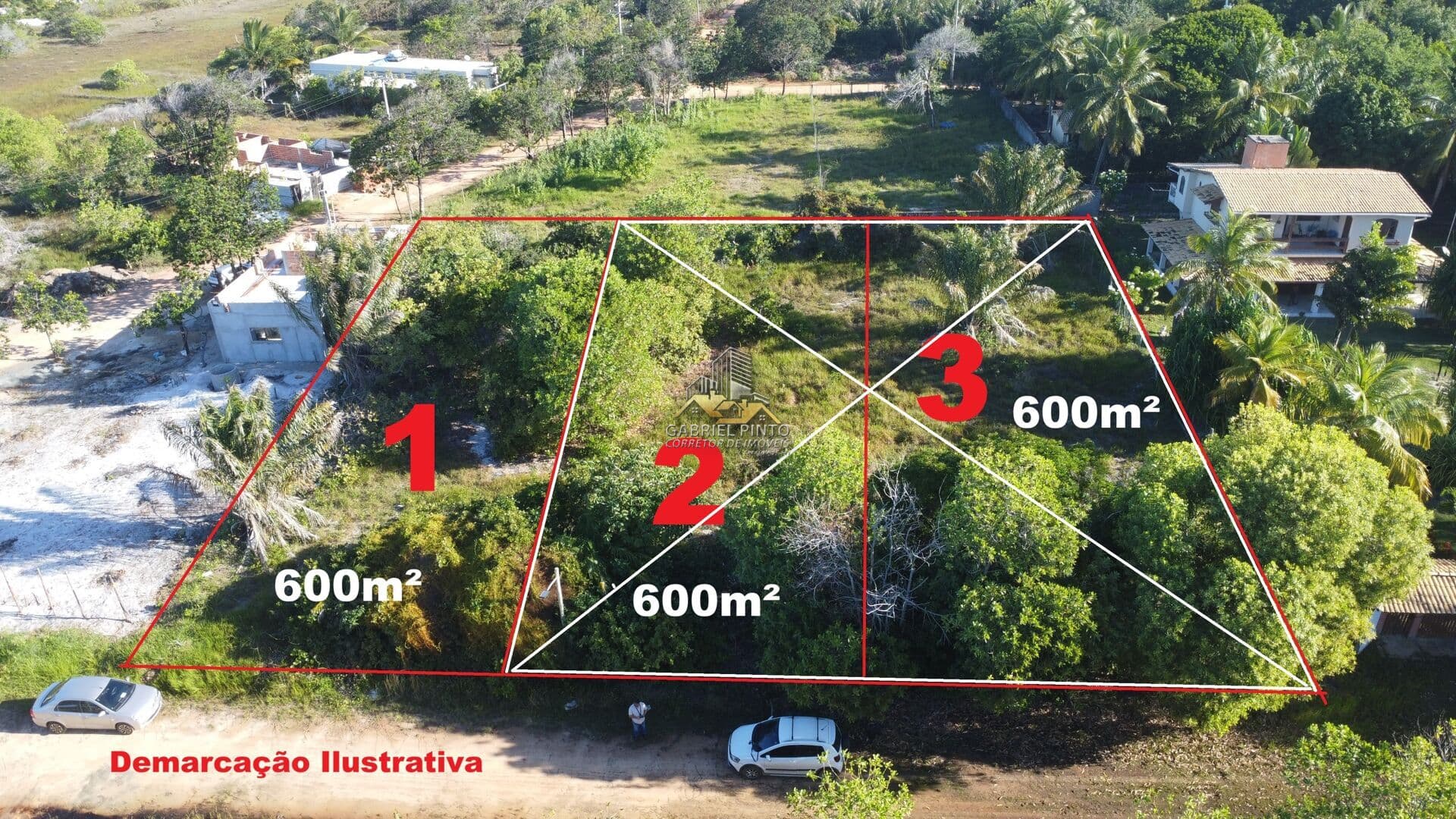 CONDOMÍNIO ÁGUAS DE SAUÍPE - Lote 600m² - Ou TENHA até 1.800m² - TOTALMENTE PLANO