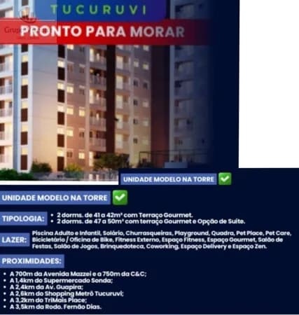 Apartamento em São Paulo - Tucuruvi