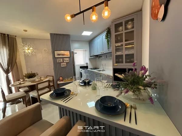 Apartamento Mobiliado e Decorado 300m do Mar