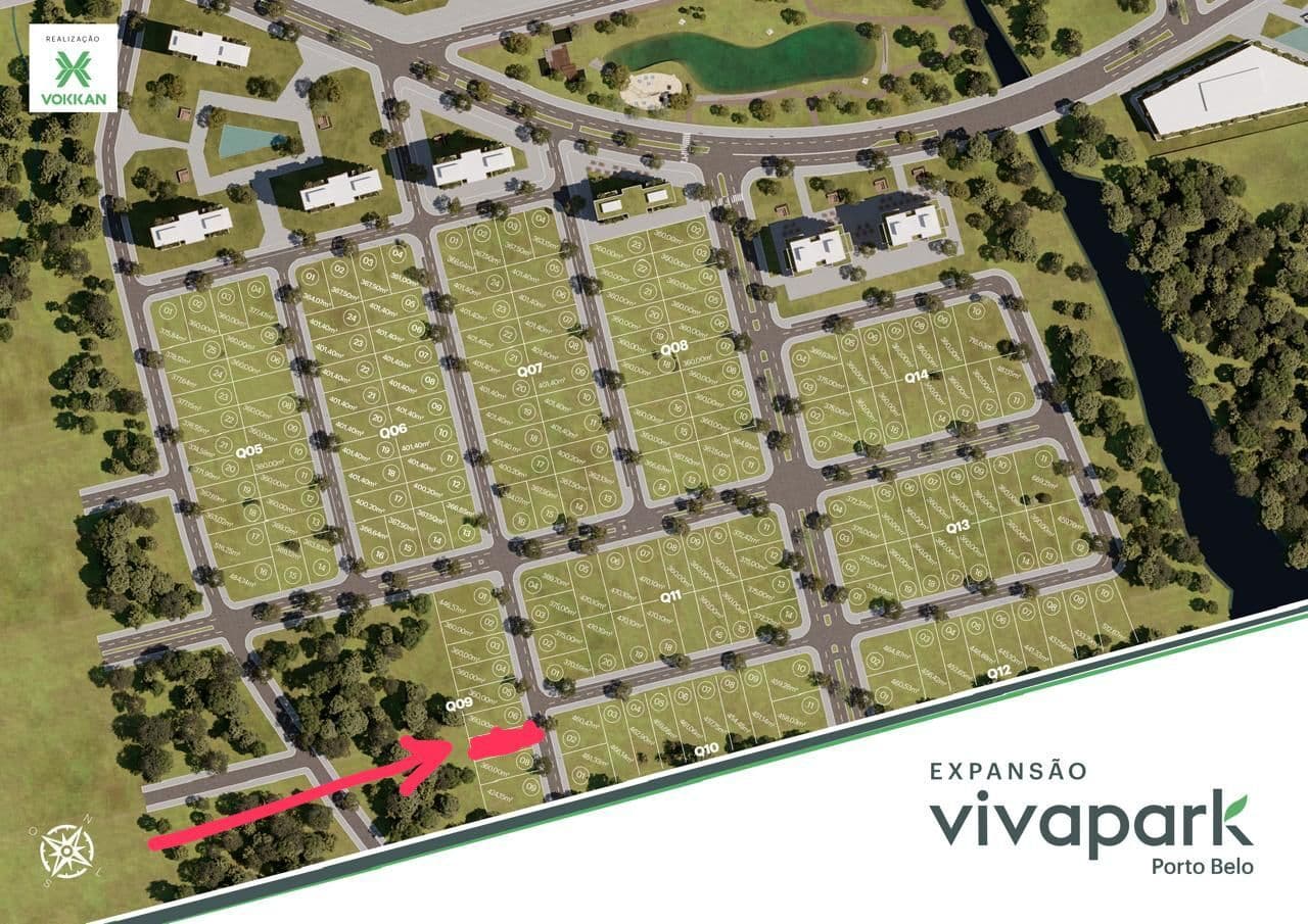 Terreno Vivapark - Fase 2 em Jardim Dourado, Porto Belo/SC
