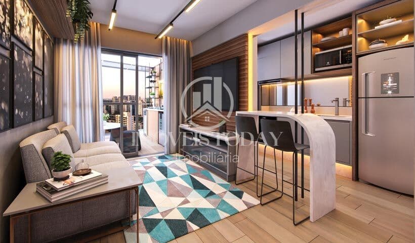Apartamento no Brooklin l 50m² l 1 vaga l São Paulo