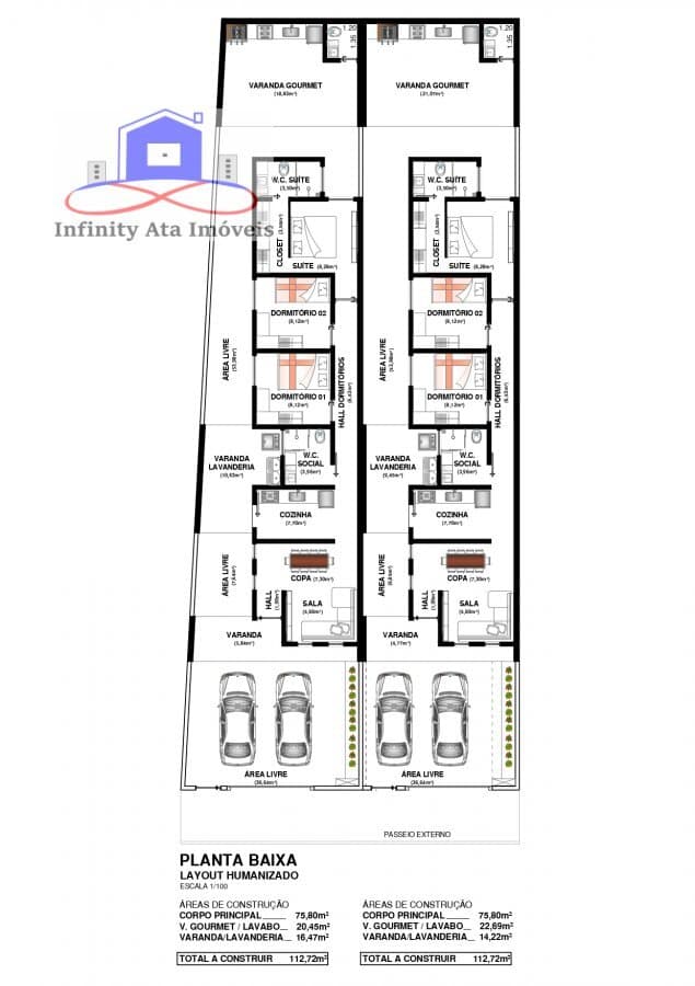 Casa Padrão para Venda em Vila Industrial Araçatuba-SP