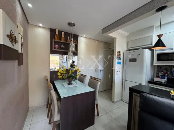 Apartamento térreo à venda com 2 dormitórios e varanda, no Cond. La Luna em Santa Bárbara d'Oeste - SP
