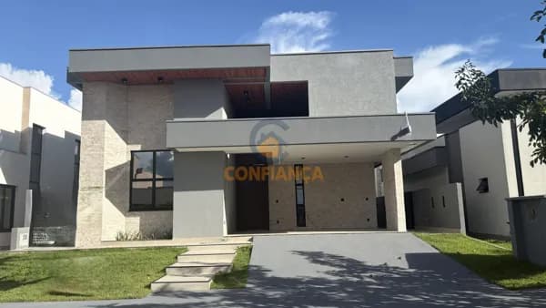 Casa de Alto Padrão no Alphaville, 3 suítes, 2 lavabos, ecritório, pé-direito duplo e piscina com hidromassagem