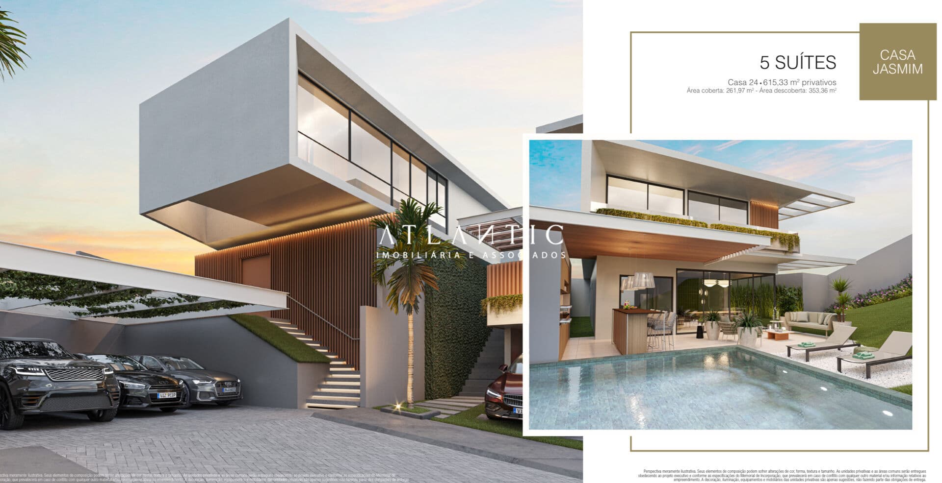 Casa Jasmim com mais de 600m2 no Botanical Exclusive Home
